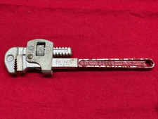 Billings Pipe Wrench, 6"  1/8-1/2"  Steel  Vintage!
