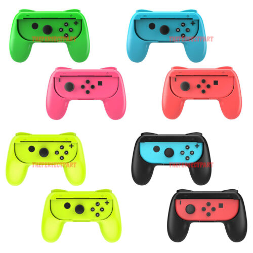 2 Pack Switch Joy-Con Controller Handle Grip Kit For Nintendo Switch Console USA - Photo 1 sur 24