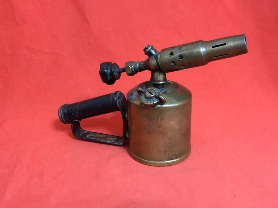 ANTIQUE G. BARTHEL BLOW TORCH BURNER HEATER LAMP GERMAN No. 304-5 FULLMENGE 0,3 - Image 2 of 4