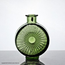 Helena Tynell for Riihimaki, Aurinkopullo vase, green