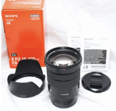 SONY Standard Zoom Lens SELP18105G APS-E PZ 18-105mm F4 G OSS G