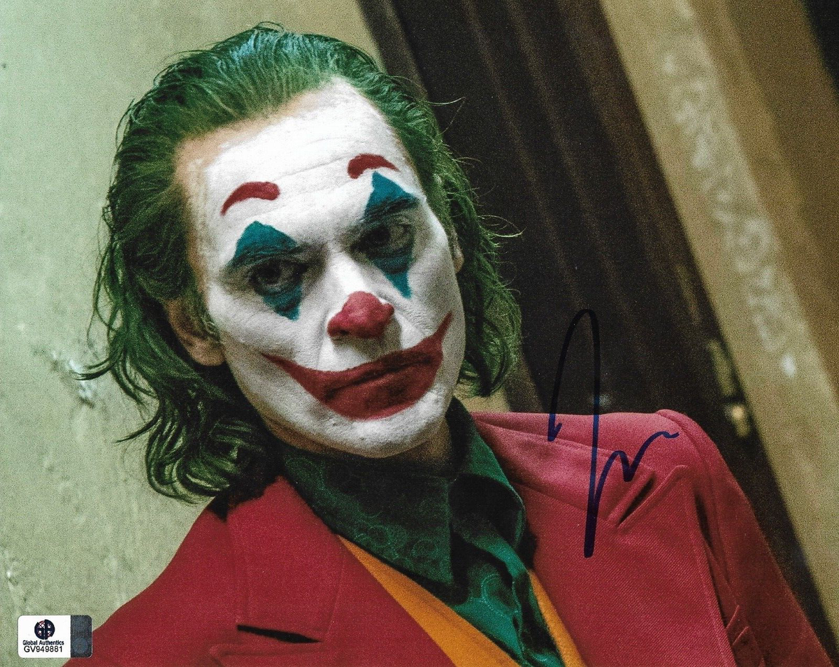 Joaquin Phoenix The Joker Movie In Person Signed Auto 8x10 Photo W/ COA