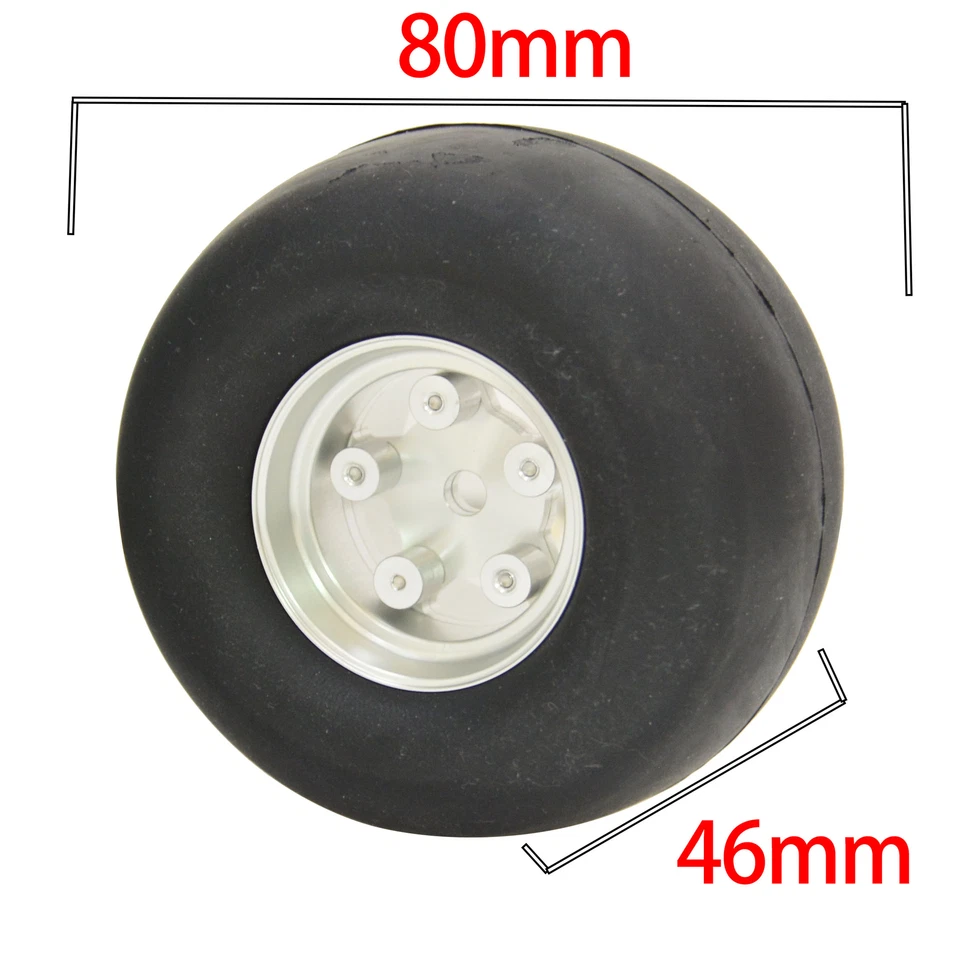RC Aluminum Wheels Rims W/Tires for Tamiya Hornet Grasshopper Frog Buggy Car - Image 2 of 4