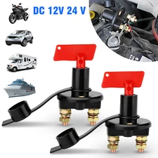 2X 200A Battery Kill Switch Disconnect Isolator Power Cut OFF Car Boat Marine RV