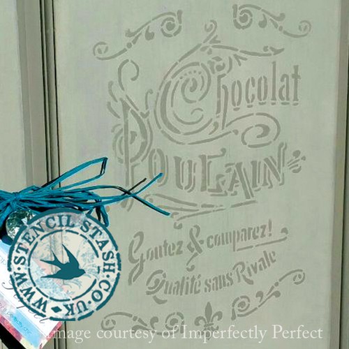 Superior 250 Mylar French Chocolate Stencil 2 Sizes Cpn Vintage