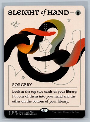 Magic The Gathering Pro Tour Promos Sleight of Hand #0025 MTG TCG CCG