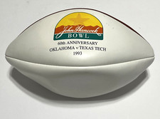 OKLAHOMA SOONERS TEXAS TECH 1993 John Hancock Bowl 60th Wilson 1001 Football