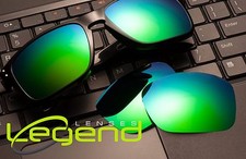 A53 Green Blue Mirror POLARIZED Replacement Legend Lenses For Oakley HOLBROOK