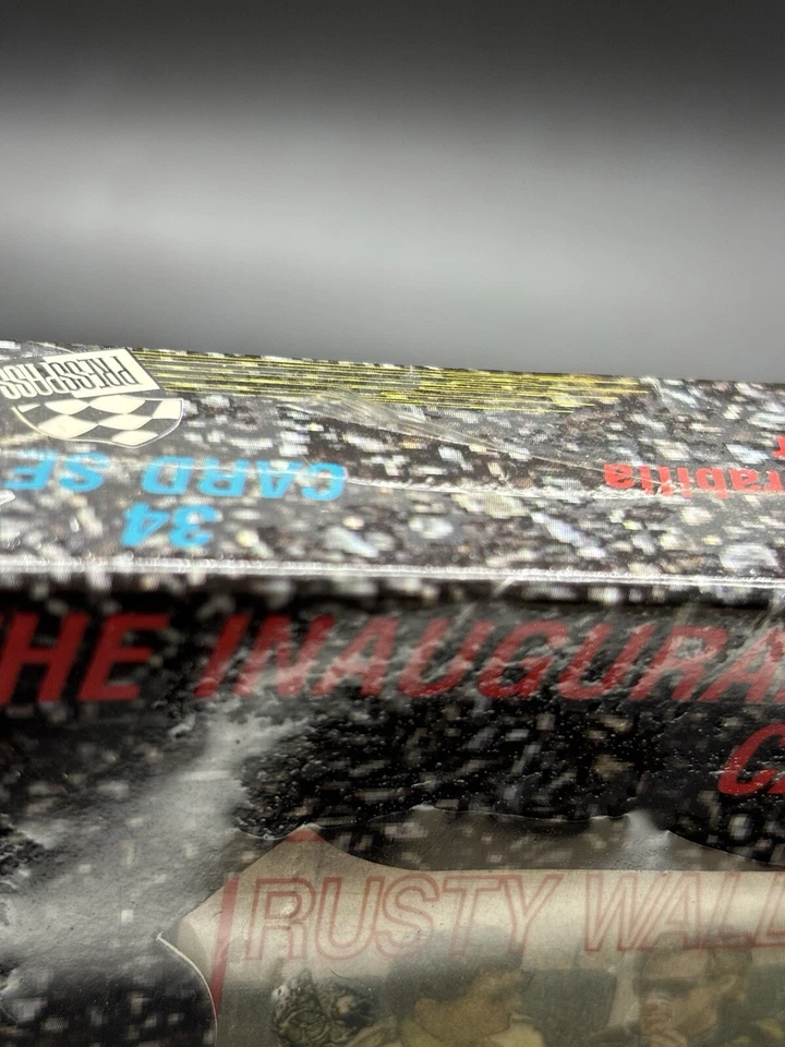 1993 Inaugural Press Pass Preview Racing Card Collection Sealed (Small Tears) - Image 4 of 4