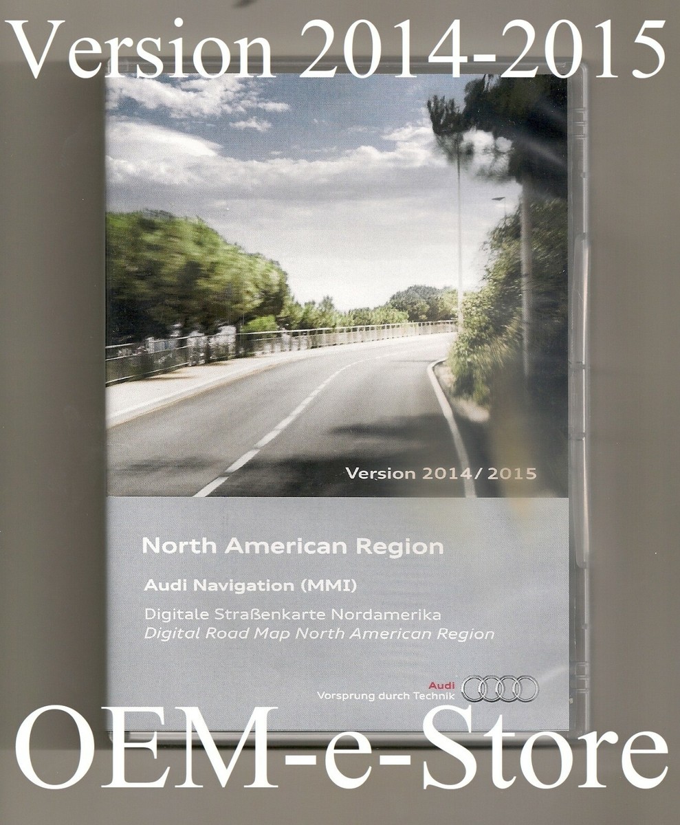 2014年 アウディ Audi 純正 DIGITAL ROAD DVD MAP Genuine Audi Navigation Plus (RNS-E) Europa 2014 (2x DVD