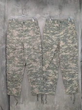 US Army Military Pants Small Regular Digital BDU Camo Combat Ripstop Lot of 2