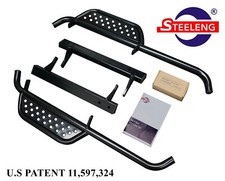 Heavy Duty Nerf Bars / Running Boards for EZGO TXT 1996-2021 Golf Cart(Set of 2)