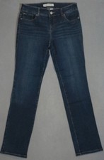 WJ01428 REALLY NICE  CHICO'S  PLATINUM SLIM FIT WOMENS BLUE JEANS sz0 REGULAR