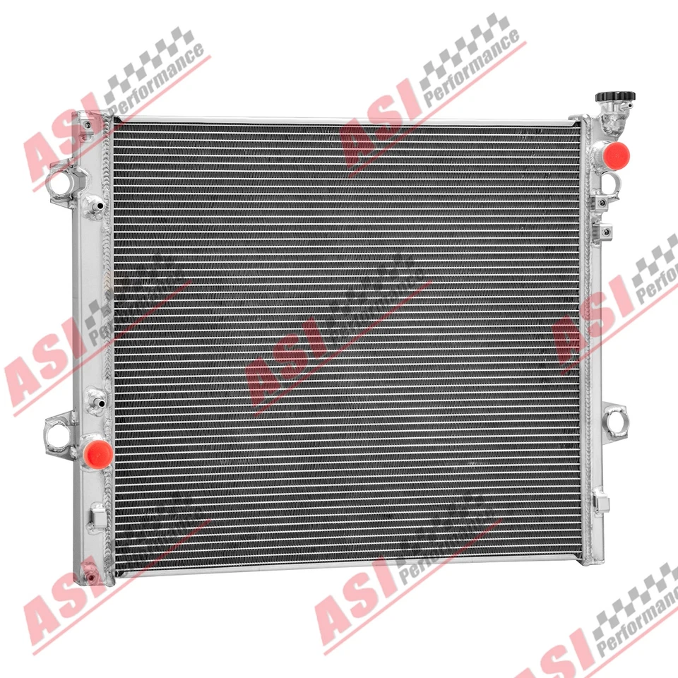 Radiador de aluminio de 2 filas para Toyota 4Runner FJ Cruiser V6 2003-2009 2007 4,0 L Foto 2 de 4