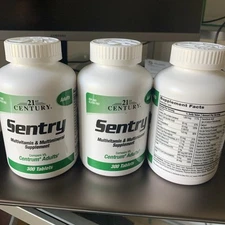 3x Sentry, Adults Multivitamin & Multimineral Supplement, 900 Tablets, 11/2026