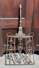 Antique 17th C. Wrought Iron Cooking Trivet Gridiron Charles II English Scottish