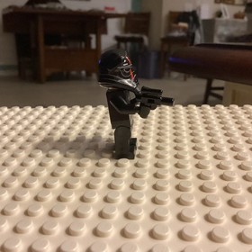 LEGO First Order TIE Fighter Pilot Minifigure Star Wars 75179 Red Stripes Sw0860