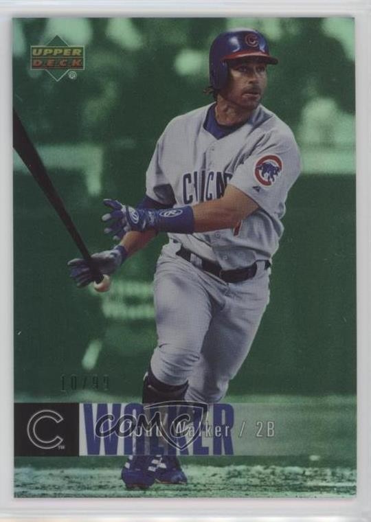 2006 Upper Deck Special F/X Green 10/99 Todd Walker #103 fm0