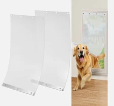 2 Pack Dog Door Replacement Flaps Compatible with Ruff Weather XL Dog Door Sturd