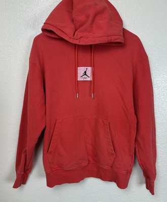 Nike Air Jordan Flight Hoodie Red Super Clean Classic Style Soft Street Core M