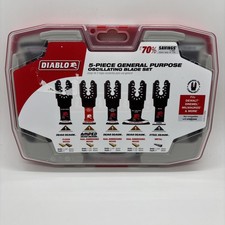 DIABLO DOU5SPC 5 Piece Universal Fit General Purpose Oscillating Blade Set New