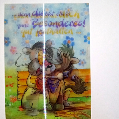 Diddl Postkarte Motiv  denn du bist etwas ganz Besonderes!    Diddl