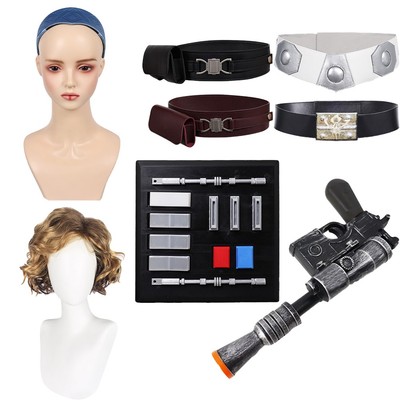  Star Wars Anakin Skywalker/Padme Amidala/Han Solo Cosplay Wigs Sword Blaster