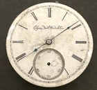 Antique 1890 Elgin Grade 104 Pocket Watch Movement Parts/Repair 16s 7j USA