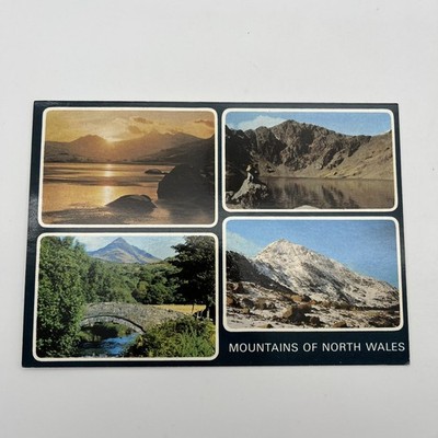 Vintage Postcard North Wales Mountains Snowdon Llyn Cau J Arthur Dixon UK