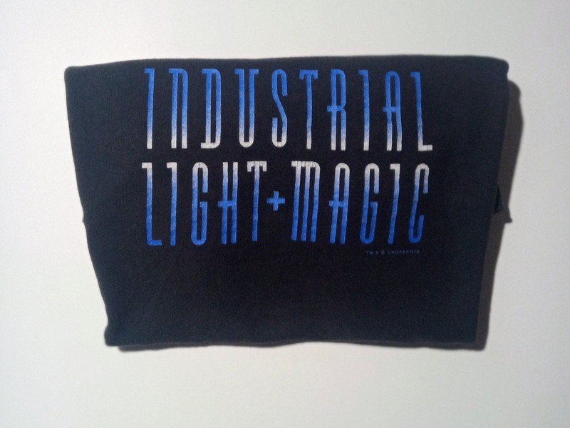 Vintage 1990 ILM Industrial Light & Magic VFX Shirt Visual Effects Crew Lg