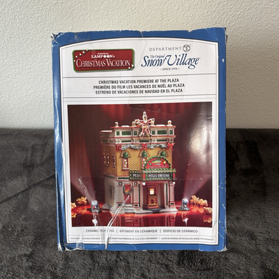 #ad #ad Department 56 Snow Village Illuminated Ceramic Premiere at the Plaza $125.00