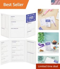 Pack of 24 Puppy Vaccination Record Cards - Portable and Durable for Breeders