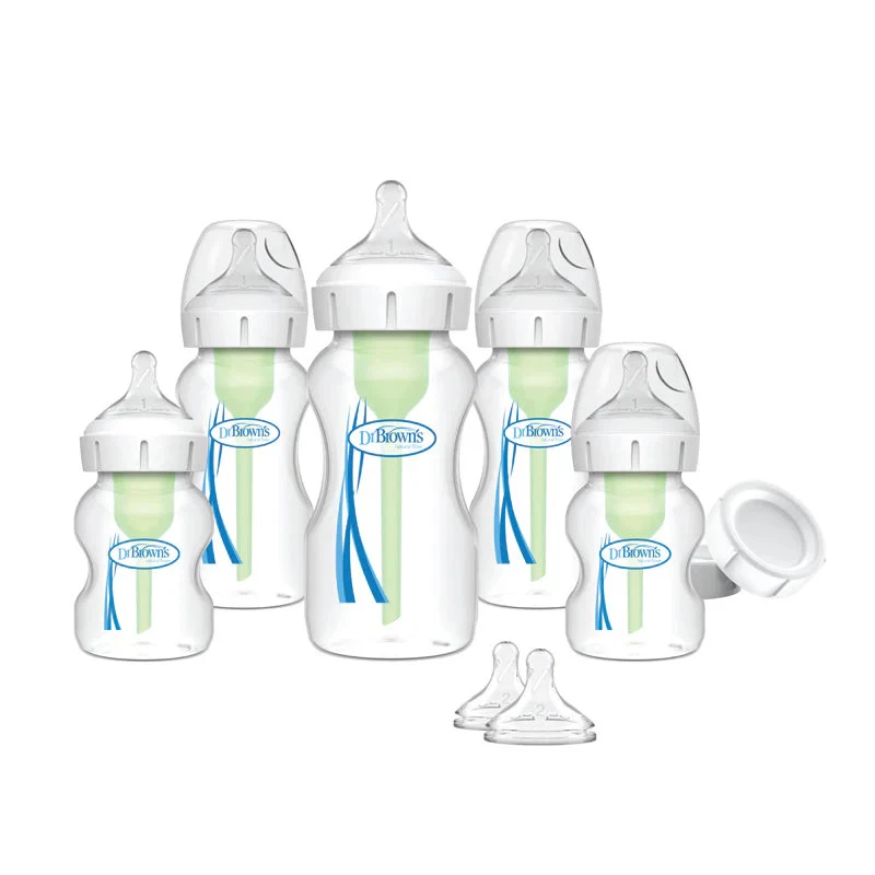 Dr Browns Options Plus Anti Colic Baby Bottle Newborn Feeding Gift Set Kit