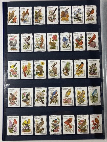 USA Stamp Album - United States of America Collection in Lighthouse Album - MUH