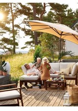 IKEA SEGLARÖ Sonnenschirm Hängesonnenschirm, Beige, Neu Und OVP