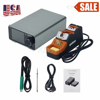 GEEBOON TC22 240W Soldering Station Kit w/T245 Handle C245 Soldering Iron Tip US