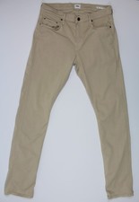 EDWIN 30 X 33 MEN’S JADE SLIM STRAIGHT STRETCH PANTS IN OYSTER