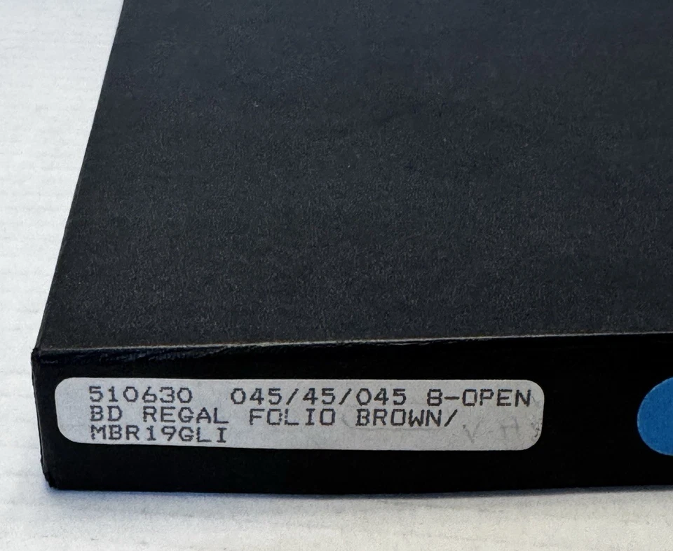 Art Leather Futura Folio Brown Tri-Fold Portfolio - Image 2 of 4