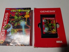 Vectorman 2 (Sega Genesis, 1996) - Tested & Working, Box + Manual