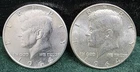 Lotof Two (2) 1964 Kennedy Half Dollars, XF/AU Condition, 90% Silver Gems!