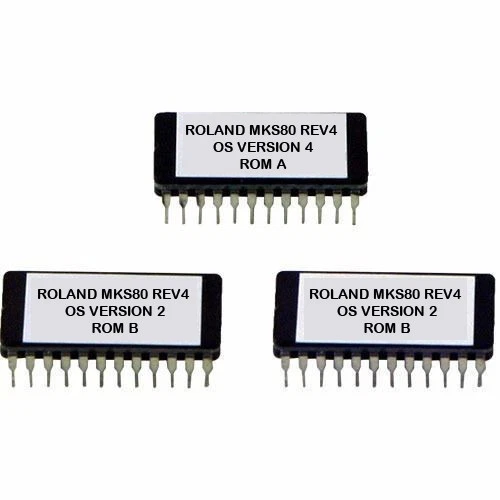 Roland MKS80 REV4 Betriebssystem Rom-A V4 Rom-B V2 MKS-80 OS Eprom Firmware