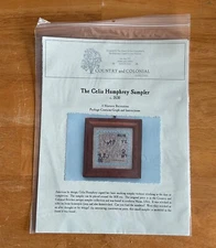Country & Colonial Stitches “Celia Humphrey Sampler” Cross Stitch Pattern NIP