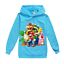 miniatuur 6 - New Super Mario Kids Boys Girl Hoodie Sweatshirt Cotton Short Sleeve T-shirt Top
