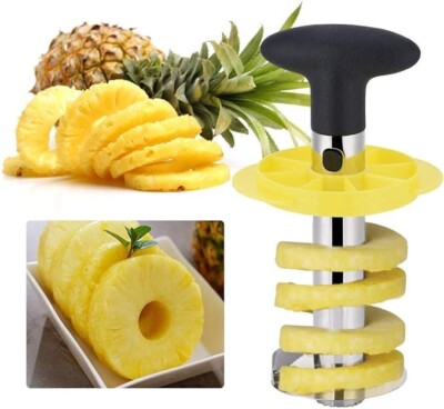Edelstahl Ananas Obst Schneider Schneider Küche Entkerner Schäler Einfaches Werkzeug UK