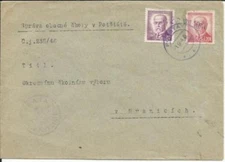 Czechoslovakia POST WAR Sc#295A,#295 Postat 28/VIII/1946