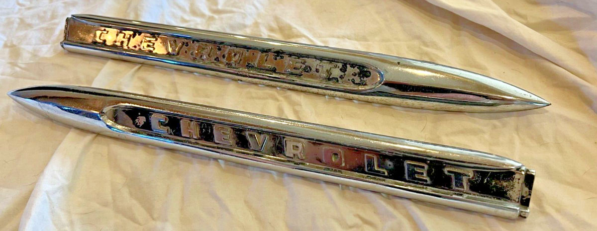 1956 3100 Chevy Pickup Fender Spears Chevrolet Truck Chrome 1956 3100 Chevy Pickup Fender Spears Chevrolet Truck Chrome
