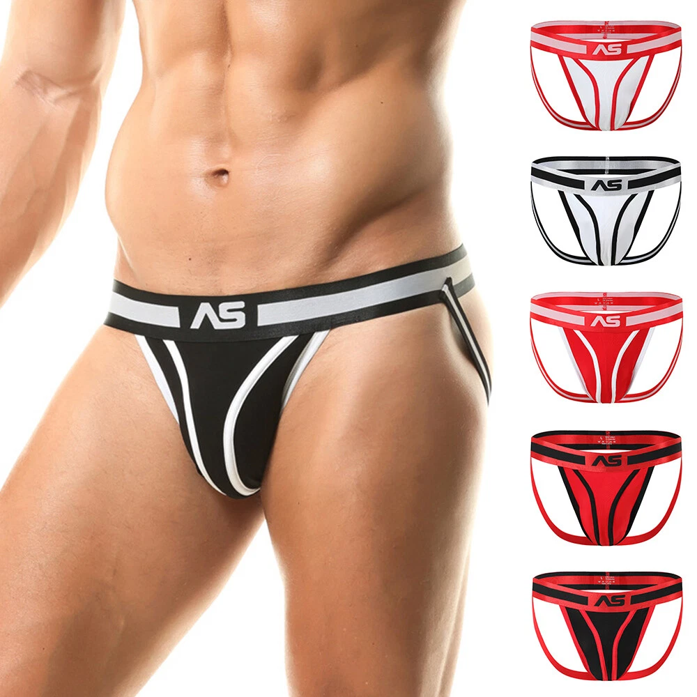 IEFiEL Jockstrap Uomo Intimo Biancheria Intima Sexy Perizoma Mutande - Foto 5