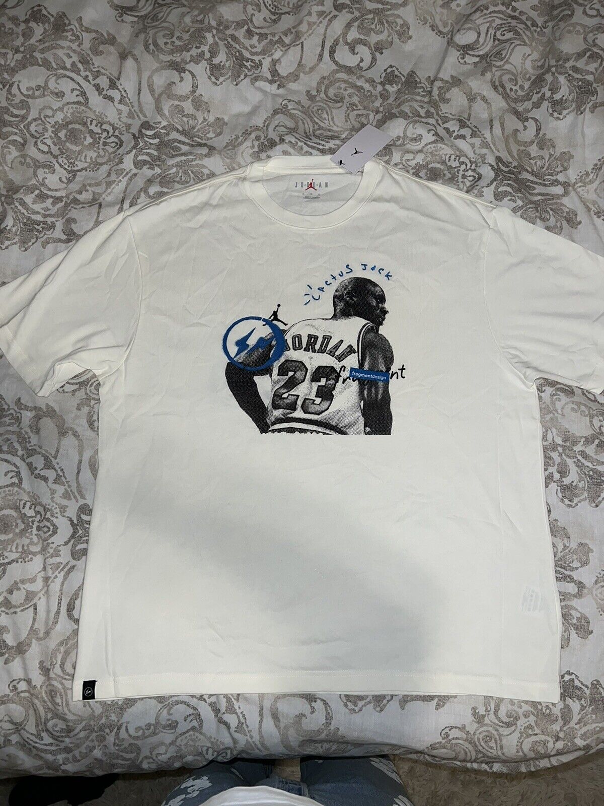 Travis Scott x Jordan x Fragment White T-Shirt - Travis Scott Merch