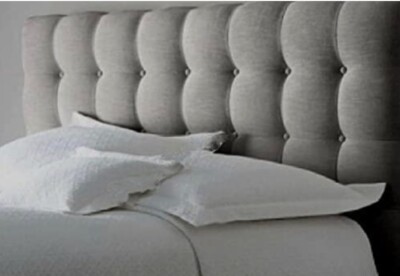 Luxus Designer Po Würfel geknöpftes Bett Kopfteil 