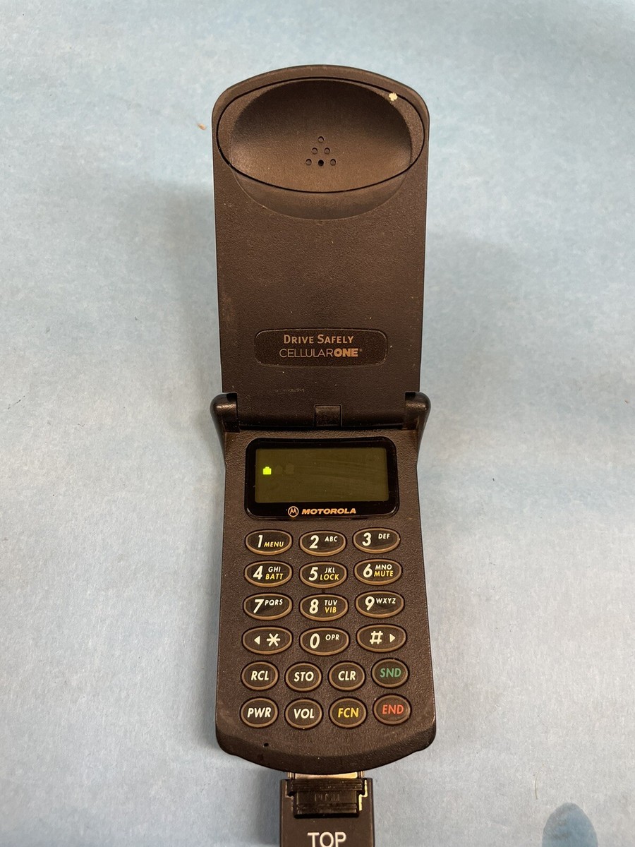Motorola StarTAC Antique Flip Cell Phone Classic 80209 Star